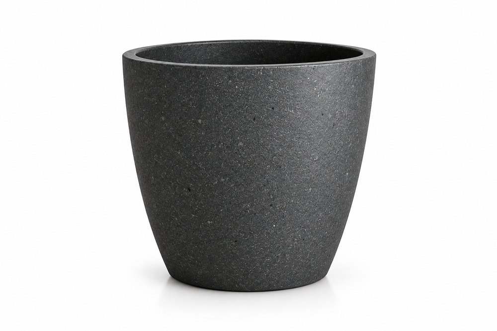 Black Matte Tapered Planter